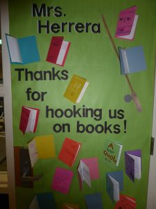 Mrs Herrera Thanks for hooking us on books