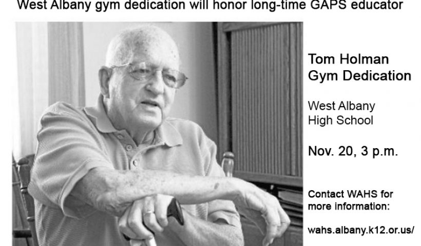 Tom Holman Gym Dedication
