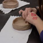 Children Making Clay Bowls
