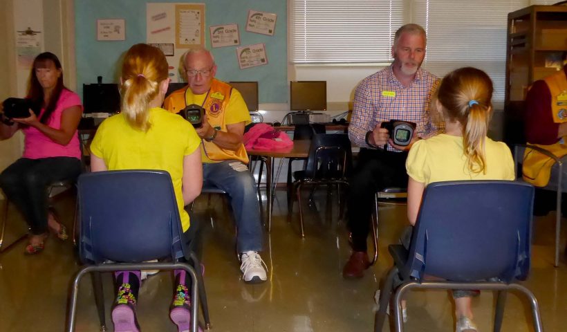 Lions Club conducts annual elementary vision screening