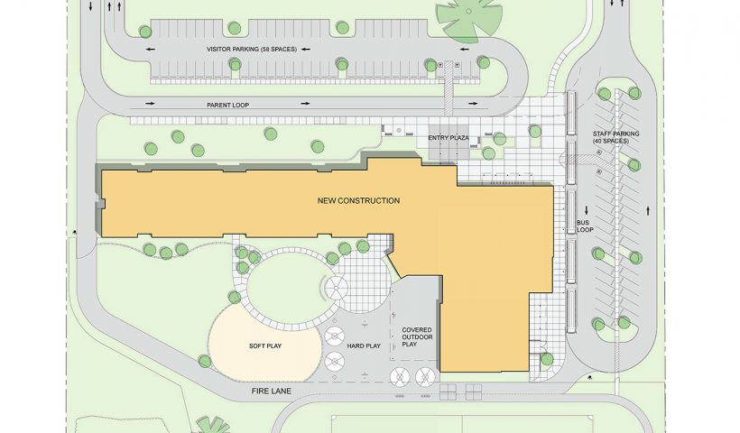 Oak Grove Elementary School reconstruction plan.