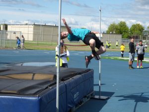 High Jump at Middle School Track Meet