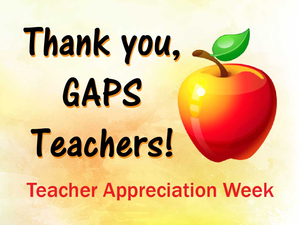 Thank you, GAPS Teachers! - Greater Albany Public Schools