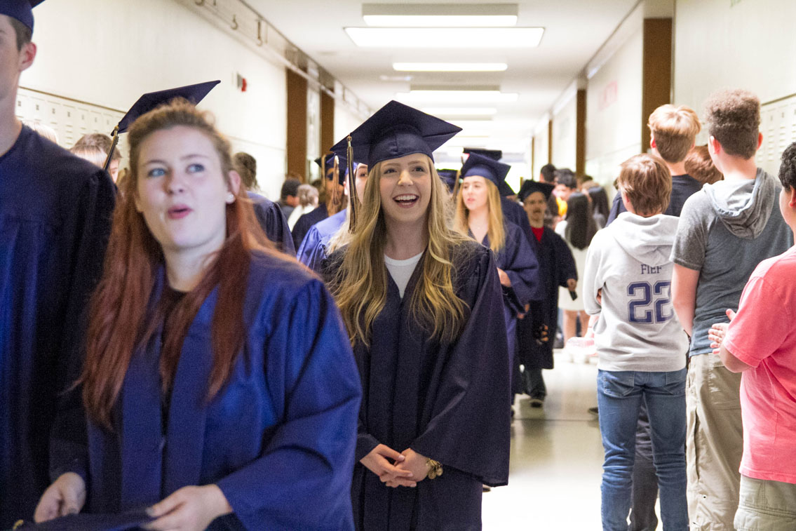 Parade of Graduates at North Albany Middle School