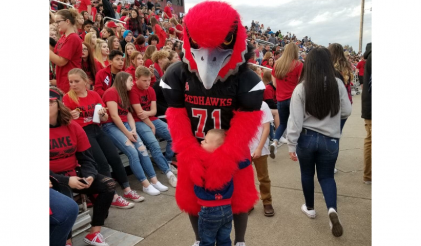 Welcome Rowdy the Redhawk