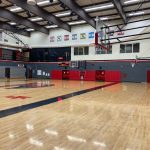 Interior of redone gym at SAHS