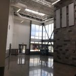 South Albany Auxiliary Gym entrance interior