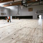 WAHS New gym floor October