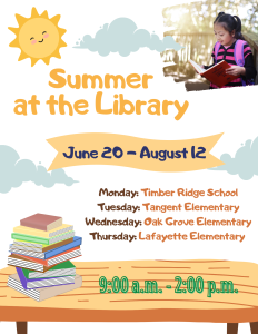 GAPS summer library hours 2022